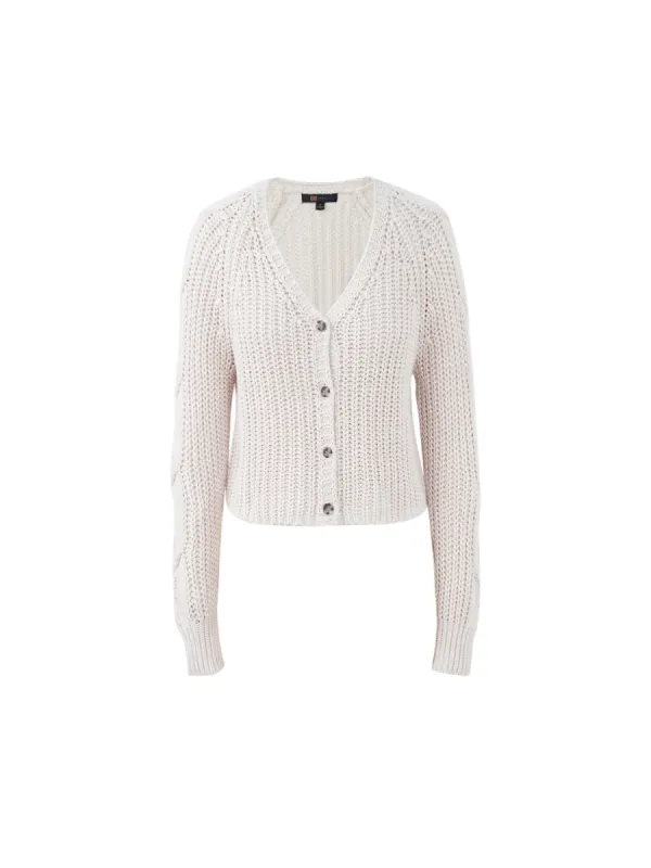 Cable Sleeve Cardigan made by Frye