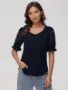 Lace Puff Sleeve Cool Top sold by Daily Thread