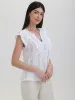 Pointelle Flutter Sleeve Top sold by Daily Thread