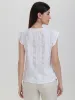 Pointelle Flutter Sleeve Top sold by Daily Thread