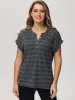 Stripe Henley Tee sold by Daily Thread