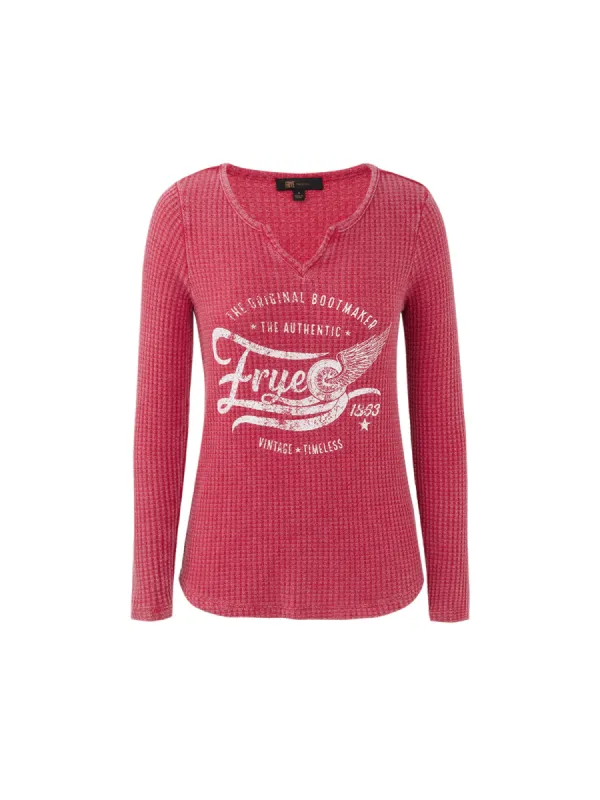 Waffle Long Sleeve Graphic Shirt sold by Daily Thread