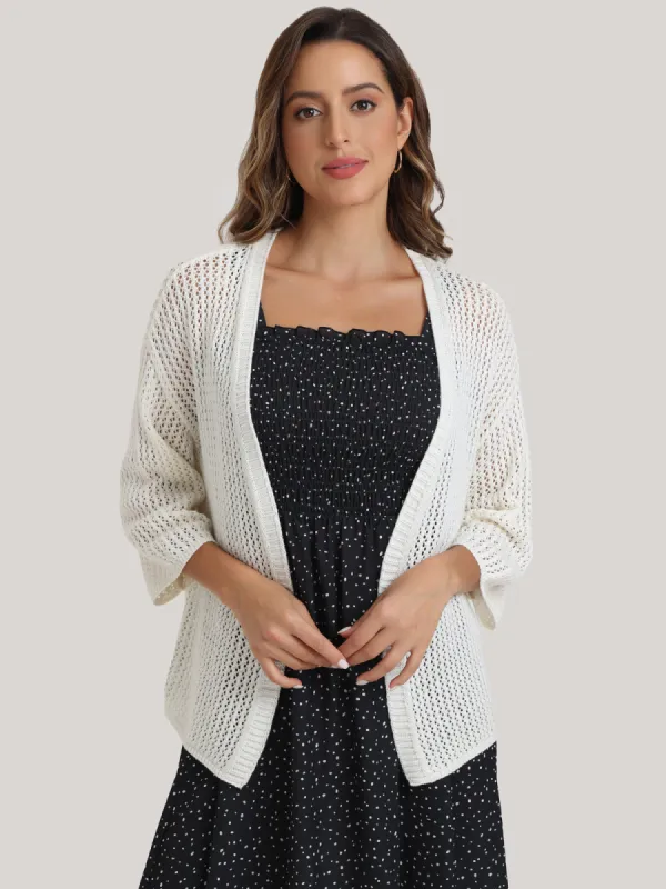 Crochet Drop Shoulder Cardigan sold by Daily Thread