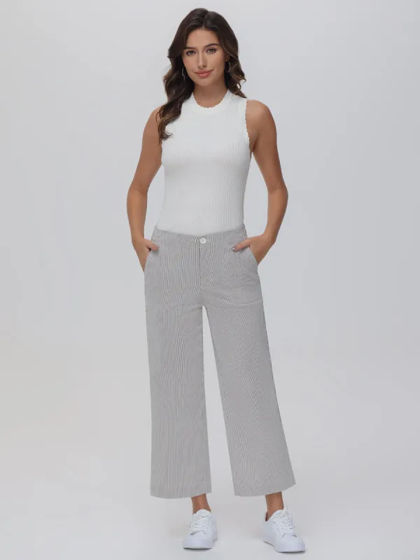 Millennium Stretch Wide Leg Pants sold by Daily Thread