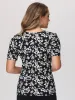 Floral Puff Sleeve Cool Top sold by Daily Thread