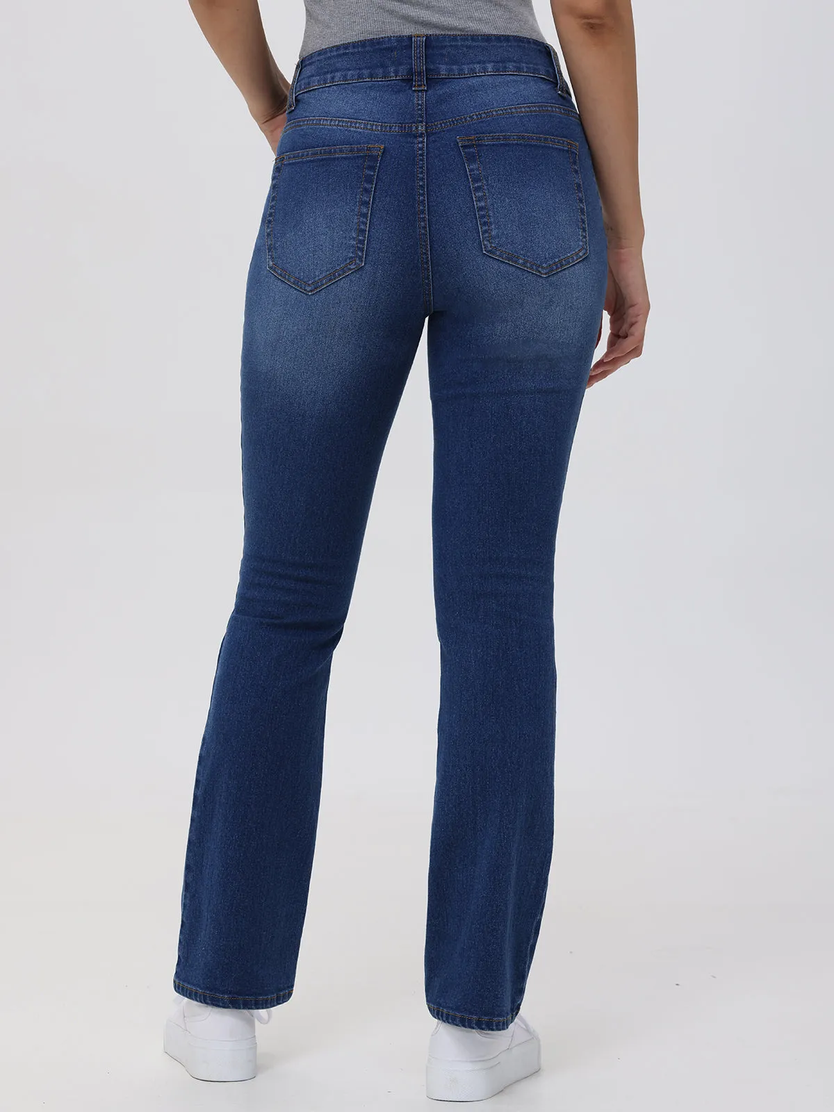 Kick Out High Rise Jean In Medium Wash sold by Daily Thread product image thumbnail 4