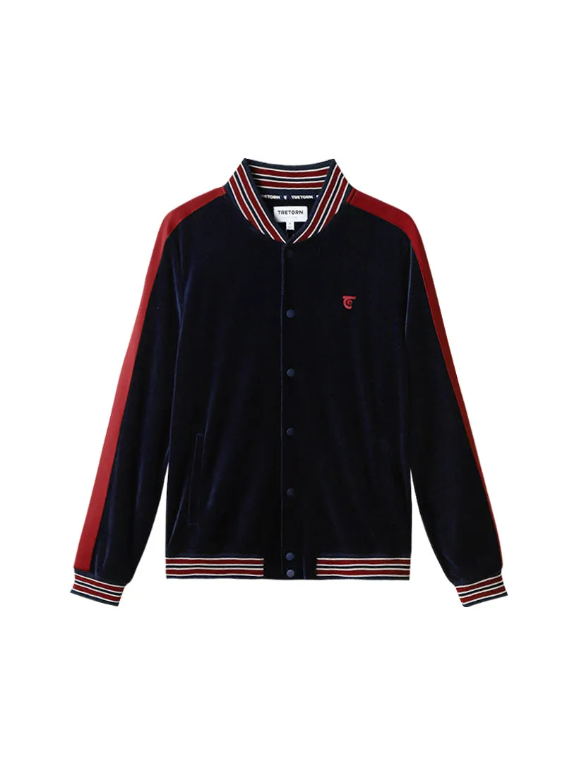 Velour Colorblock Track Jacket sold by Daily Thread product image thumbnail 2