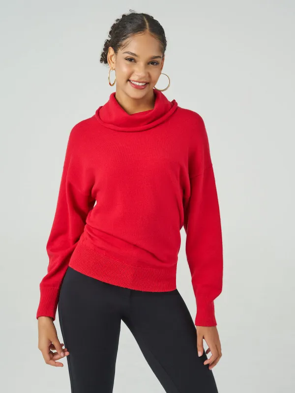 Dolman Sleeve Cowl Neck Pullover sold by Daily Thread