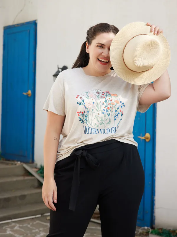 Plus Modern Victorian Graphic Tee sold by Daily Thread