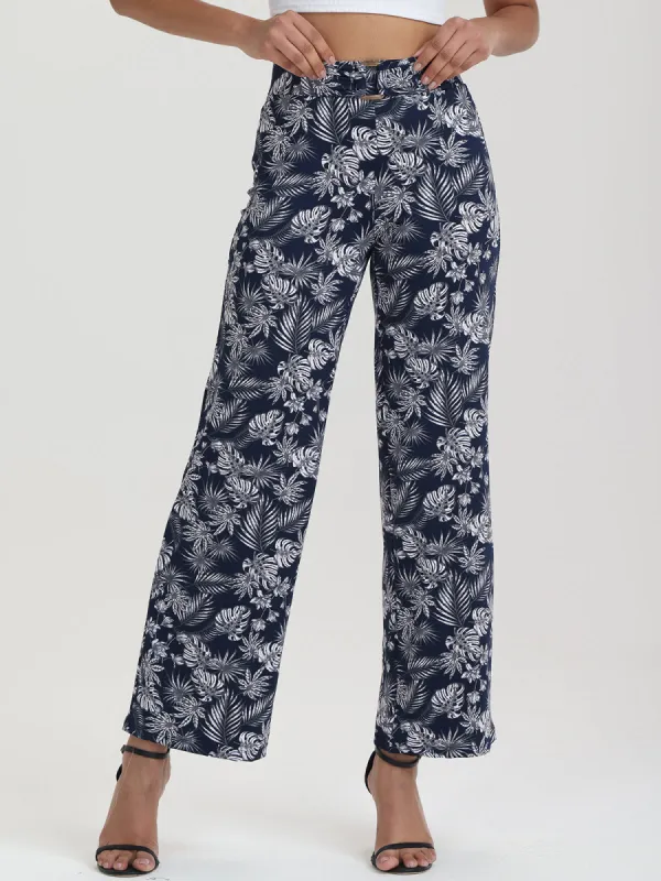 Wide-Leg Pull On Pants sold by Daily Thread