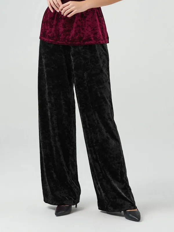 Velvet Wide Leg Pant sold by Daily Thread
