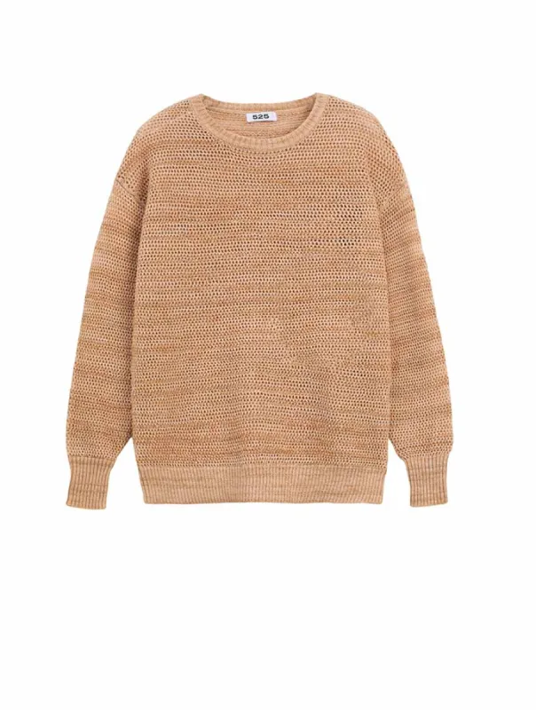 Open Stitch Pullover made by 525 America