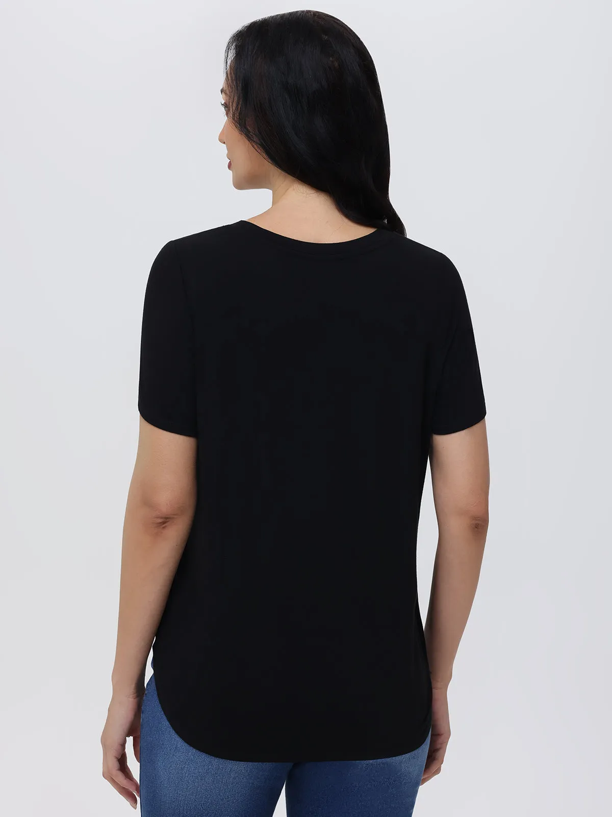 V-Neck Short Sleeve Tee sold by Daily Thread product image thumbnail 3