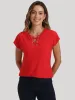 Lace Up Top sold by Daily Thread