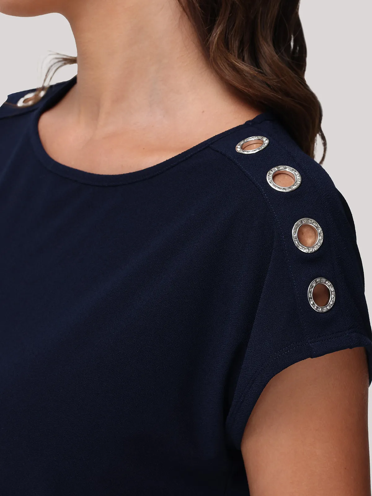 Grommet Shoulder Dolman Cool Top sold by Daily Thread product image thumbnail 4