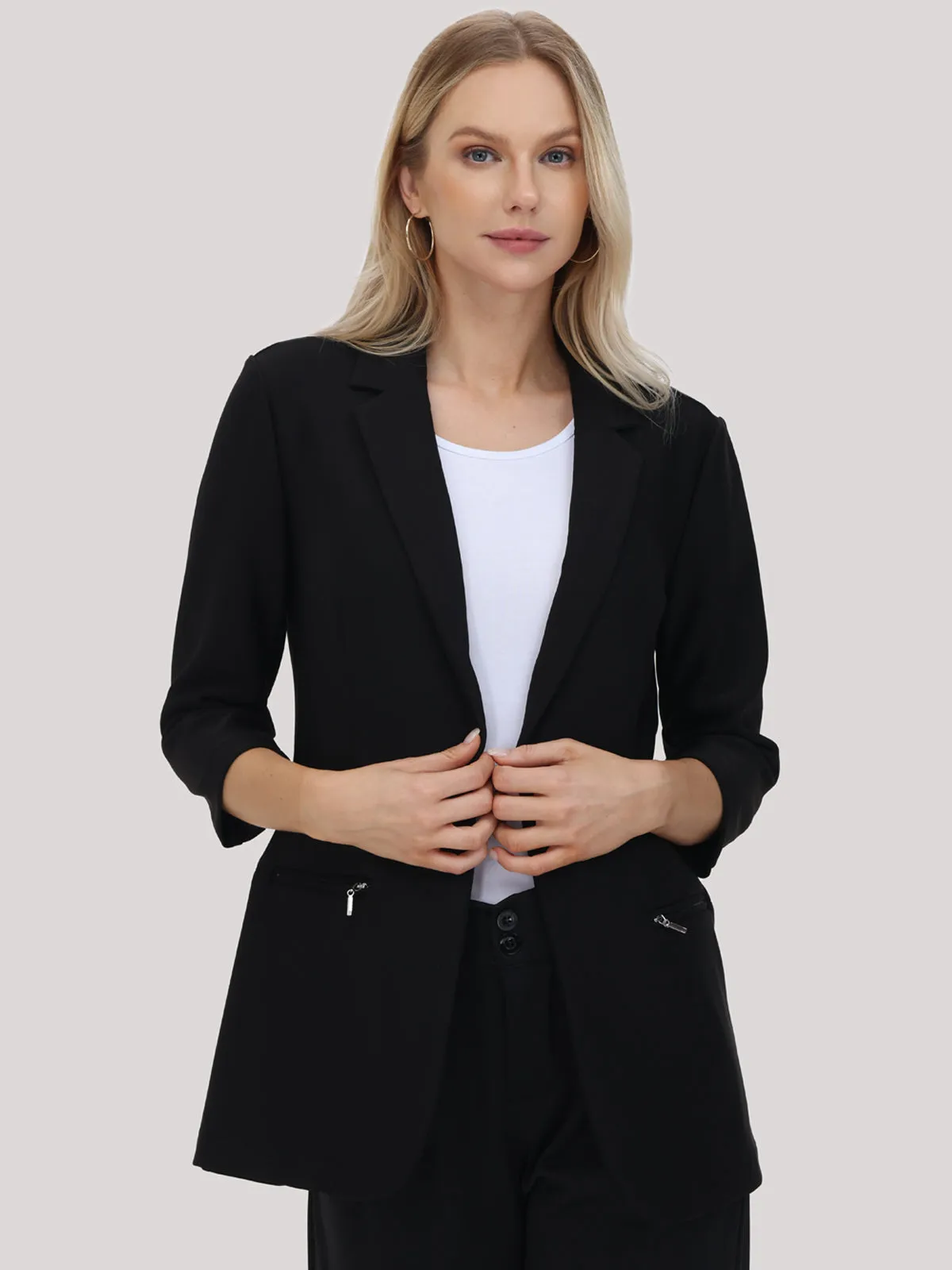 Open Front Blazer sold by Daily Thread