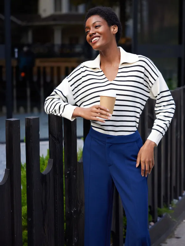 Stripe Polo Pullover sold by Daily Thread