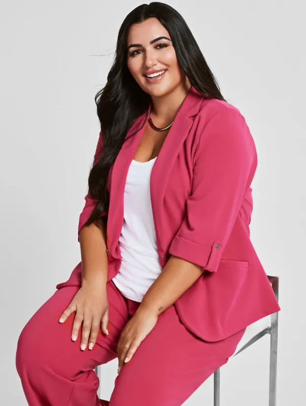 Open Front Long Blazer sold by Daily Thread