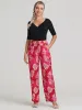 Floral Wide Leg Pants sold by Daily Thread