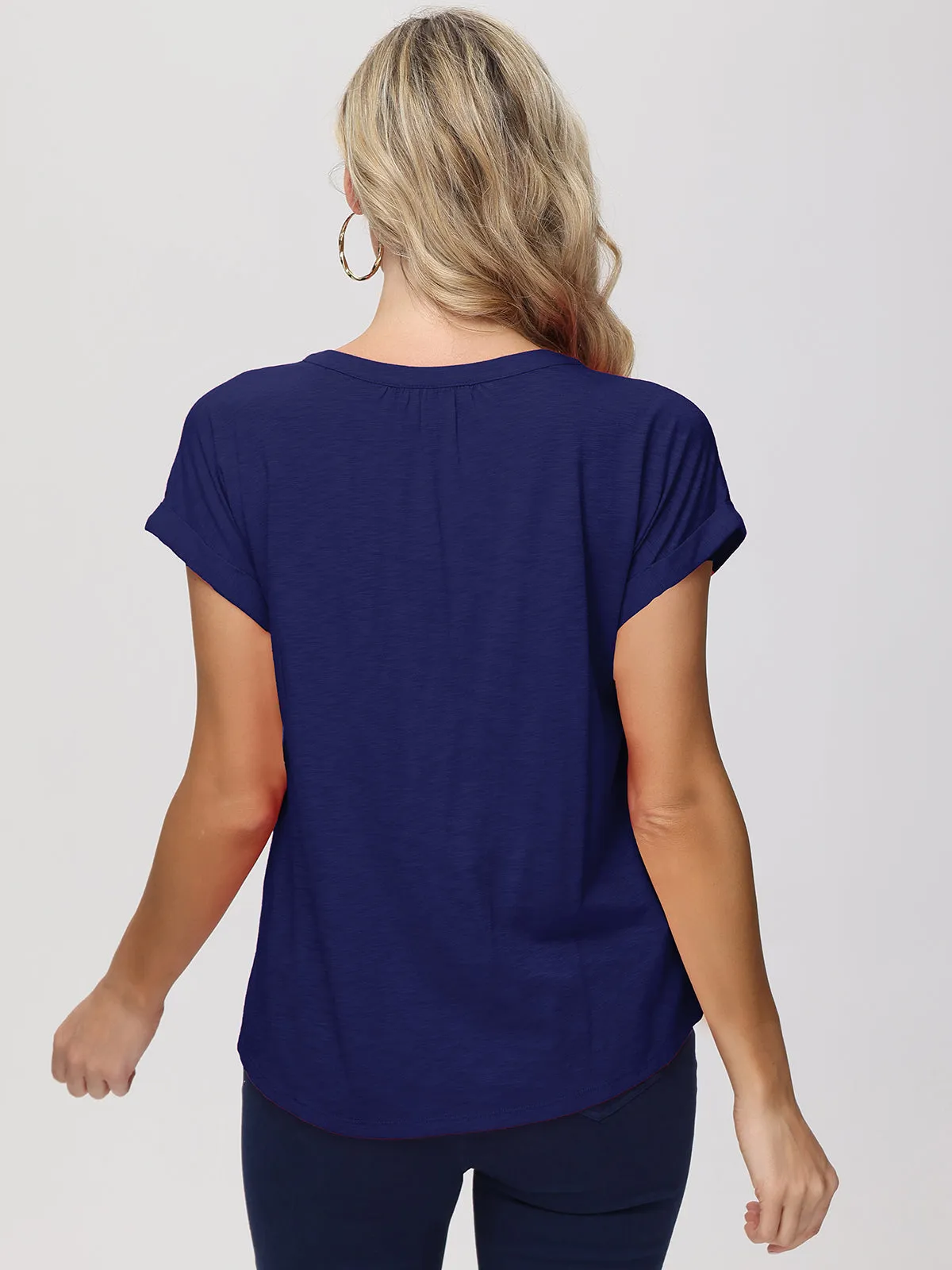 Y Neckline With Buttons Top sold by Daily Thread product image thumbnail 3