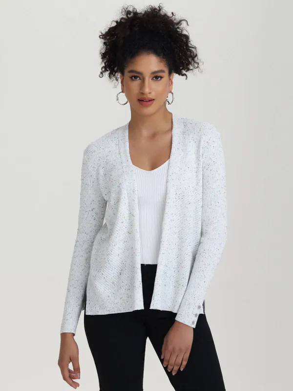 Fleck Rib Cardigan sold by Daily Thread