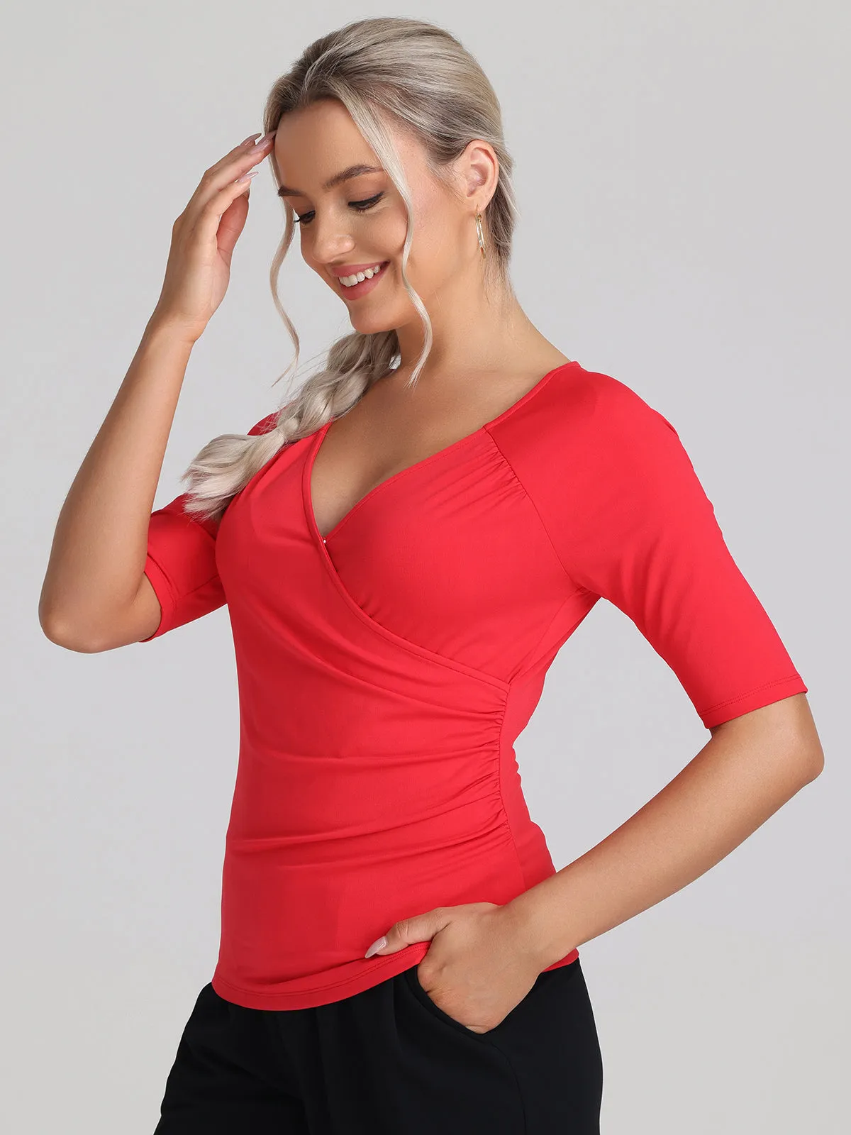 Faux Wrap Top sold by Daily Thread product image thumbnail 2