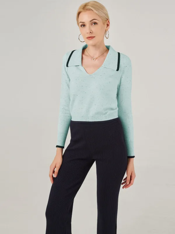 Knitted Polo Pullover sold by Daily Thread