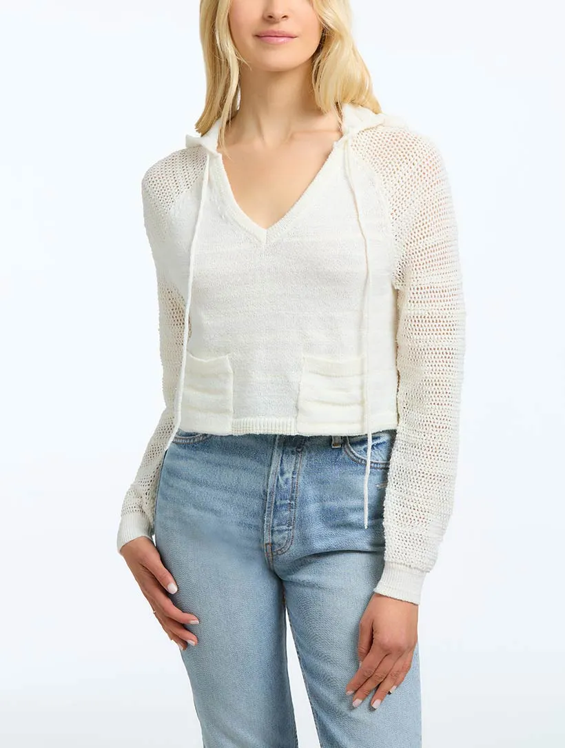 Open Stitch Hoodie sold by Daily Thread