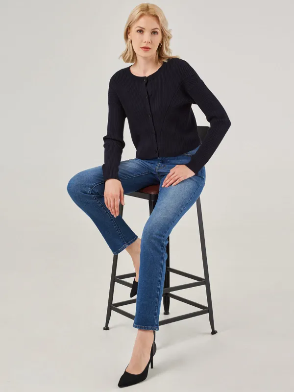 Crewneck Raglan Cardigan sold by Daily Thread