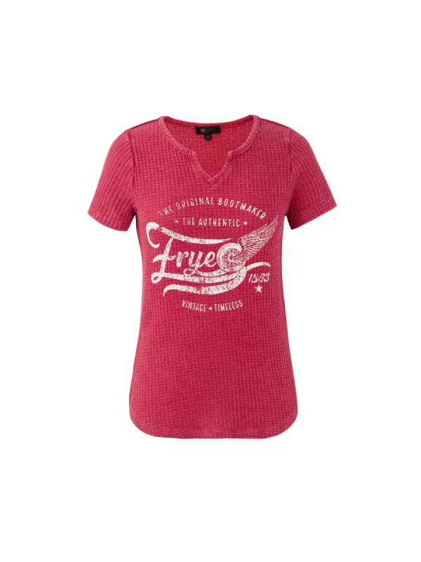 Waffle Short Sleeve Graphic Tee sold by Daily Thread