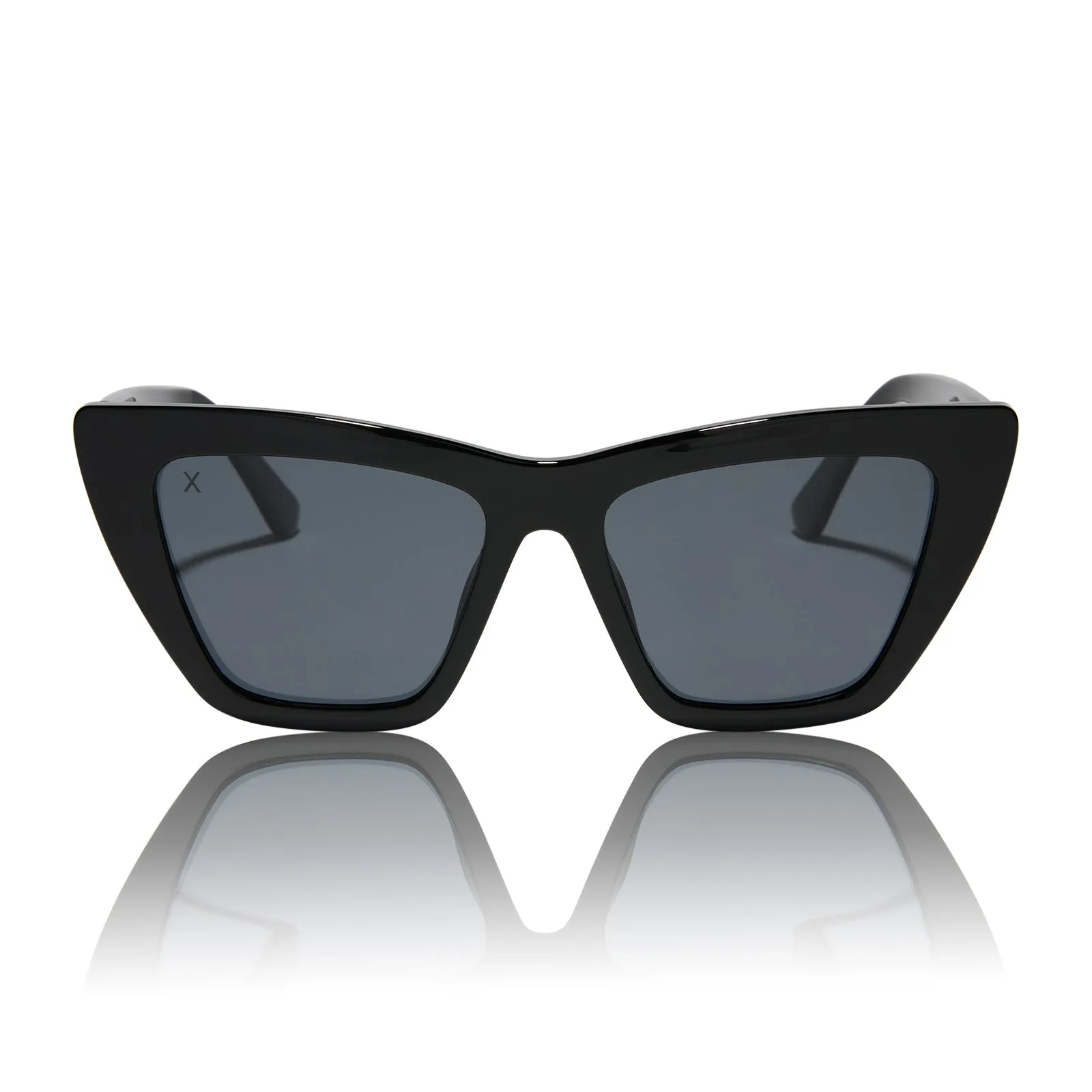 windsor - black + grey polarized sunglasses sold by Dime Optics