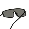 mira - black + grey w/ silver flash polarized sunglasses sold by Dime Optics