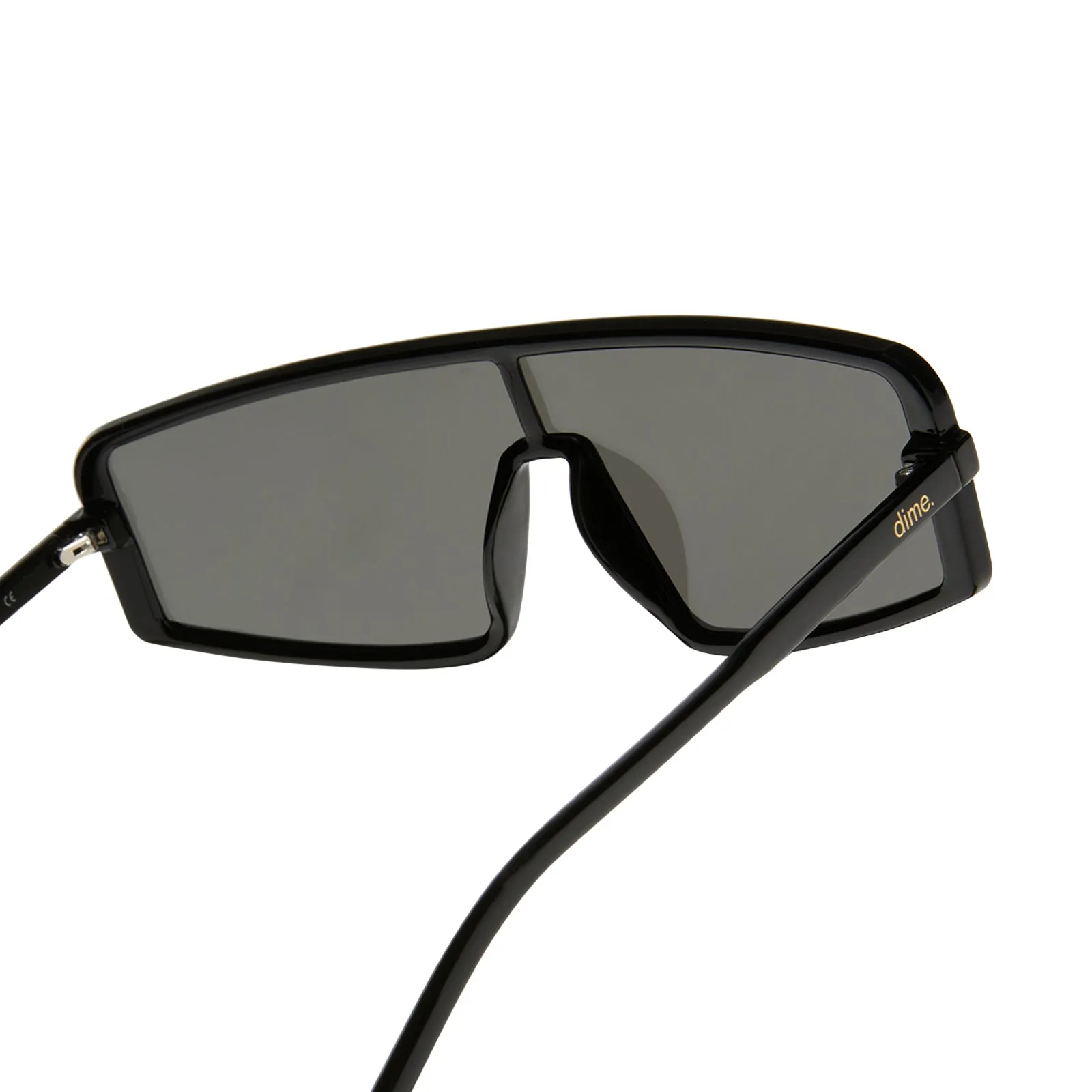 mira - black + grey w/ silver flash polarized sunglasses sold by Dime Optics product image thumbnail 3