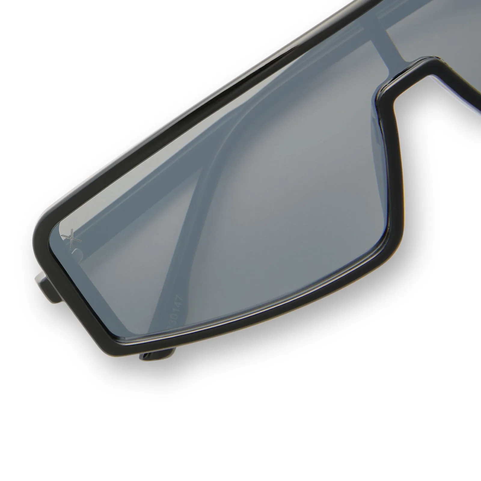 mira - black + grey w/ silver flash polarized sunglasses sold by Dime Optics product image thumbnail 4