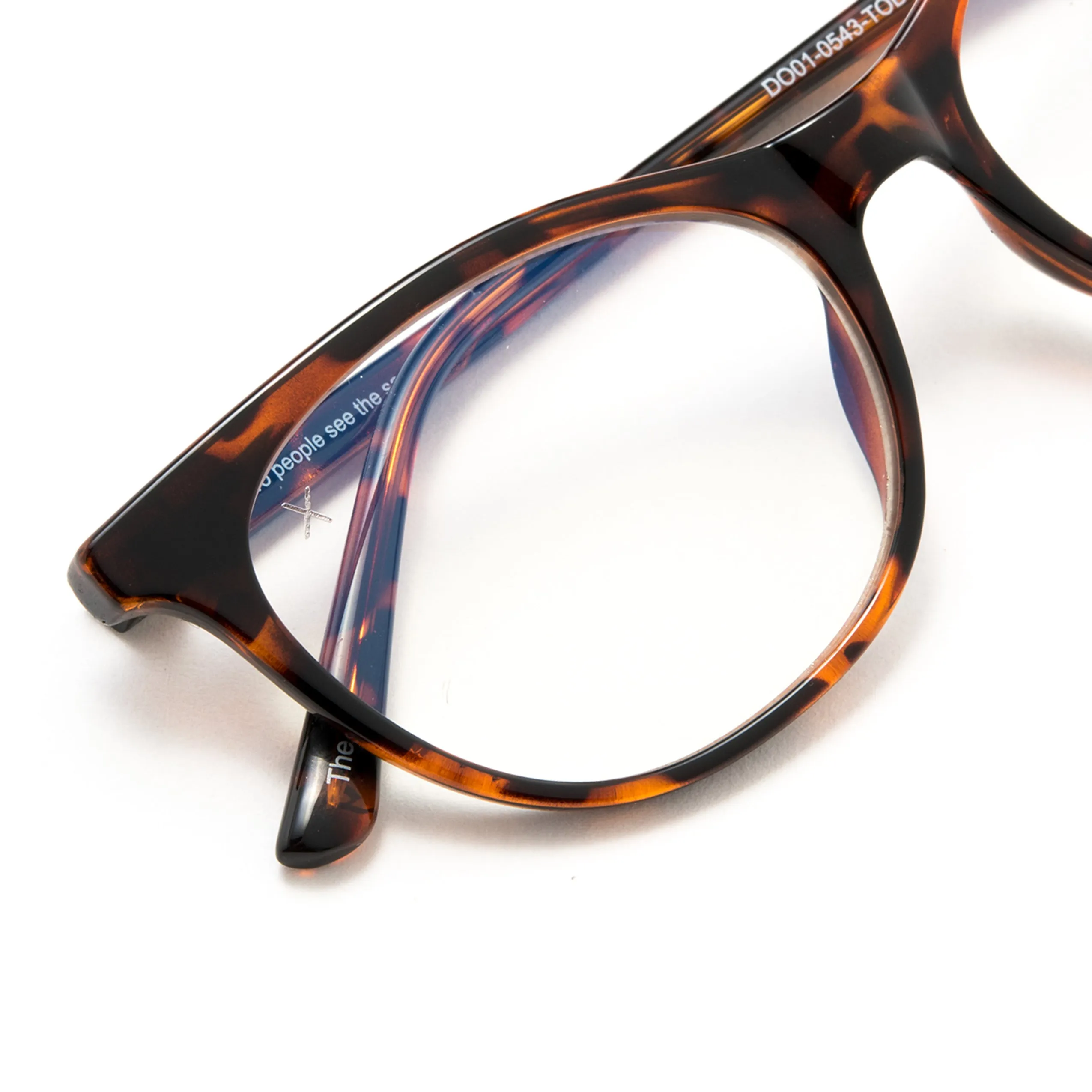 the g - tortoise + blue light glasses sold by Dime Optics product image thumbnail 3