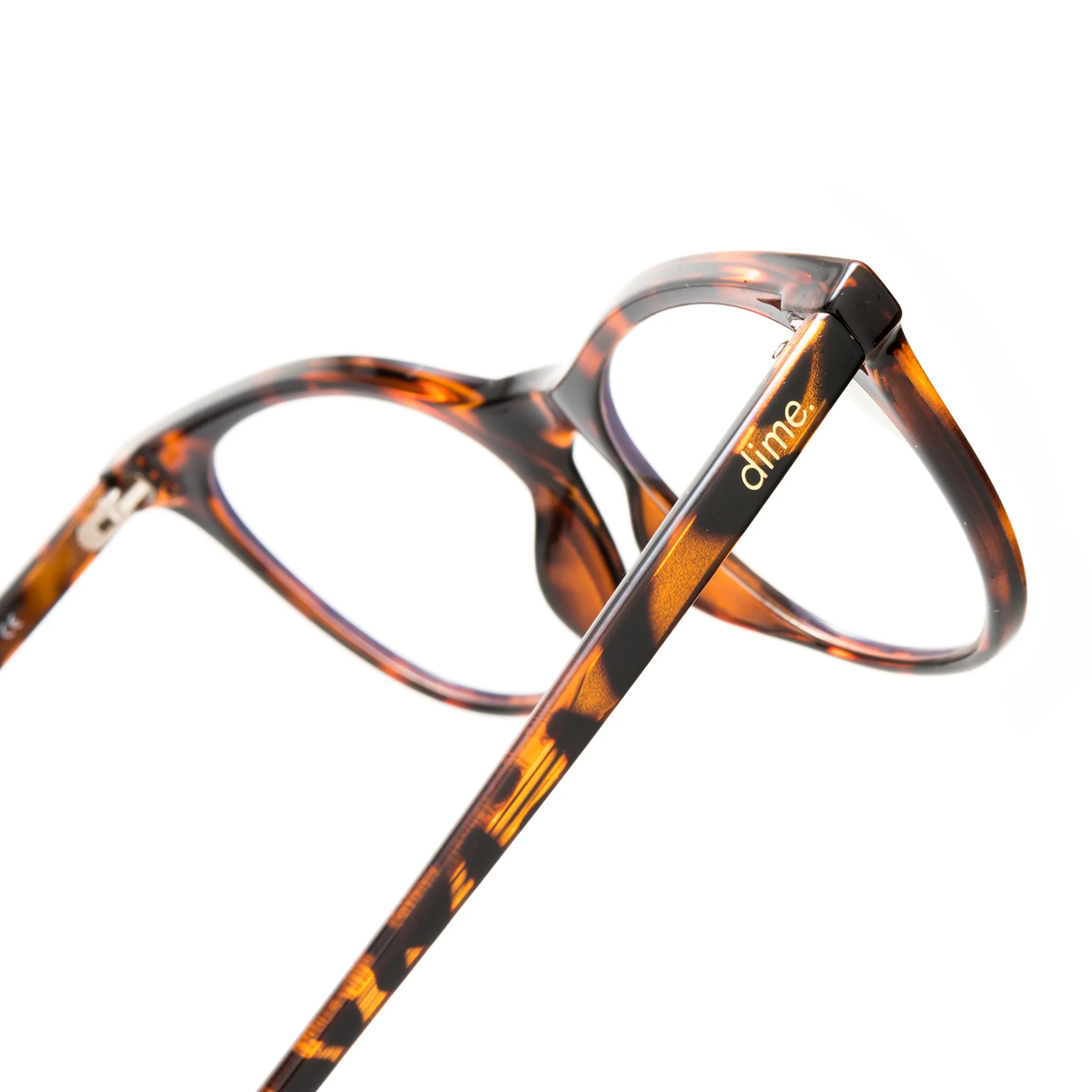 the g - tortoise + blue light glasses sold by Dime Optics product image thumbnail 2