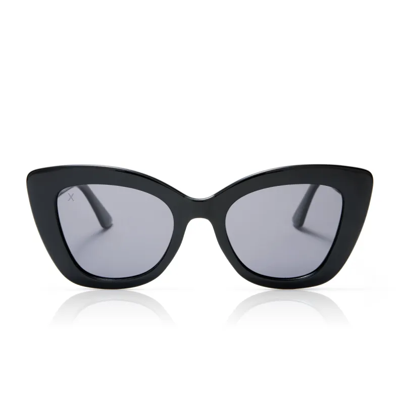 beverly - black + grey sunglasses sold by Dime Optics