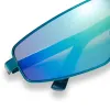 skyami - turquoise + turquoise flash polarized sunglasses sold by Dime Optics