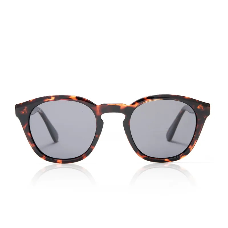 larchmont - tortoise + grey sunglasses sold by Dime Optics