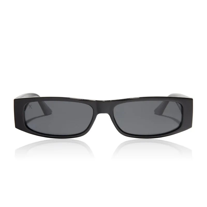 midnight - black grey w/ purple flash + polarized sunglasses sold by Dime Optics