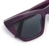 windsor - amethyst purple + grey polarized sunglasses sold by Dime Optics