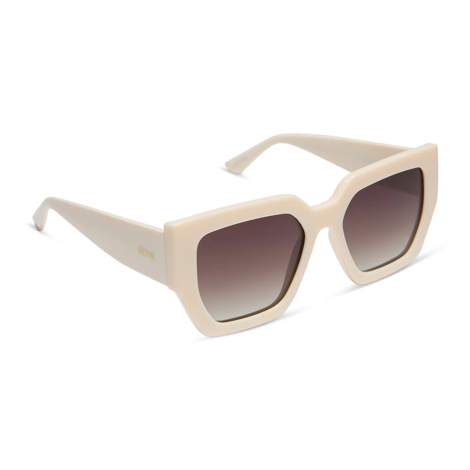 highland - swiss coffee + brown gradient polarized sunglasses sold by Dime Optics product image thumbnail 2