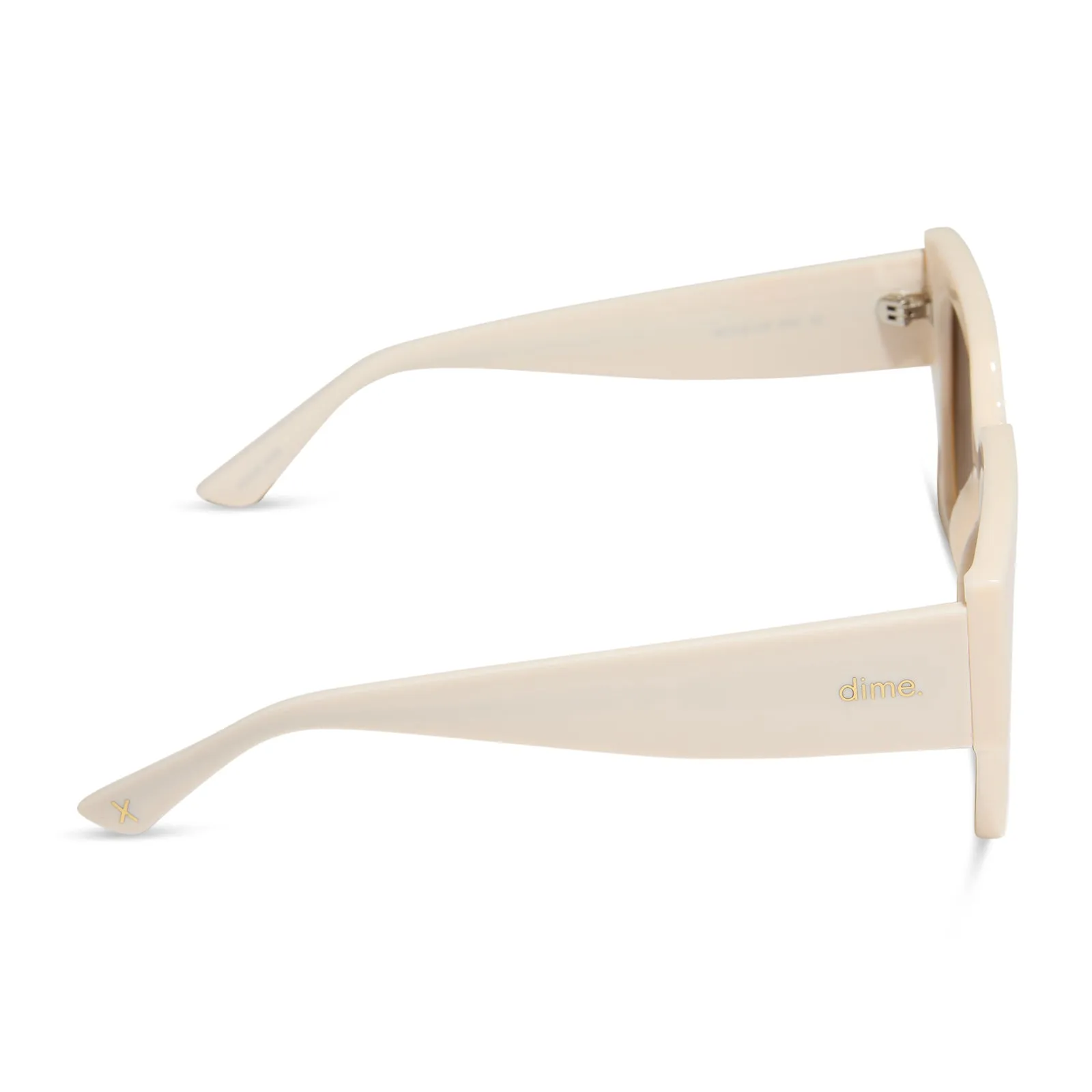 highland - swiss coffee + brown gradient polarized sunglasses sold by Dime Optics product image thumbnail 3