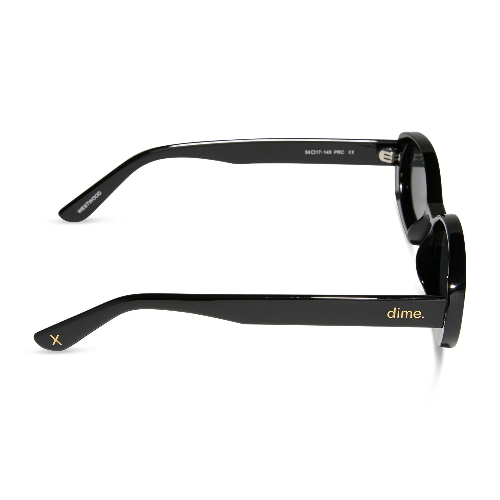 westwood - black + grey polarized sunglasses sold by Dime Optics product image thumbnail 3