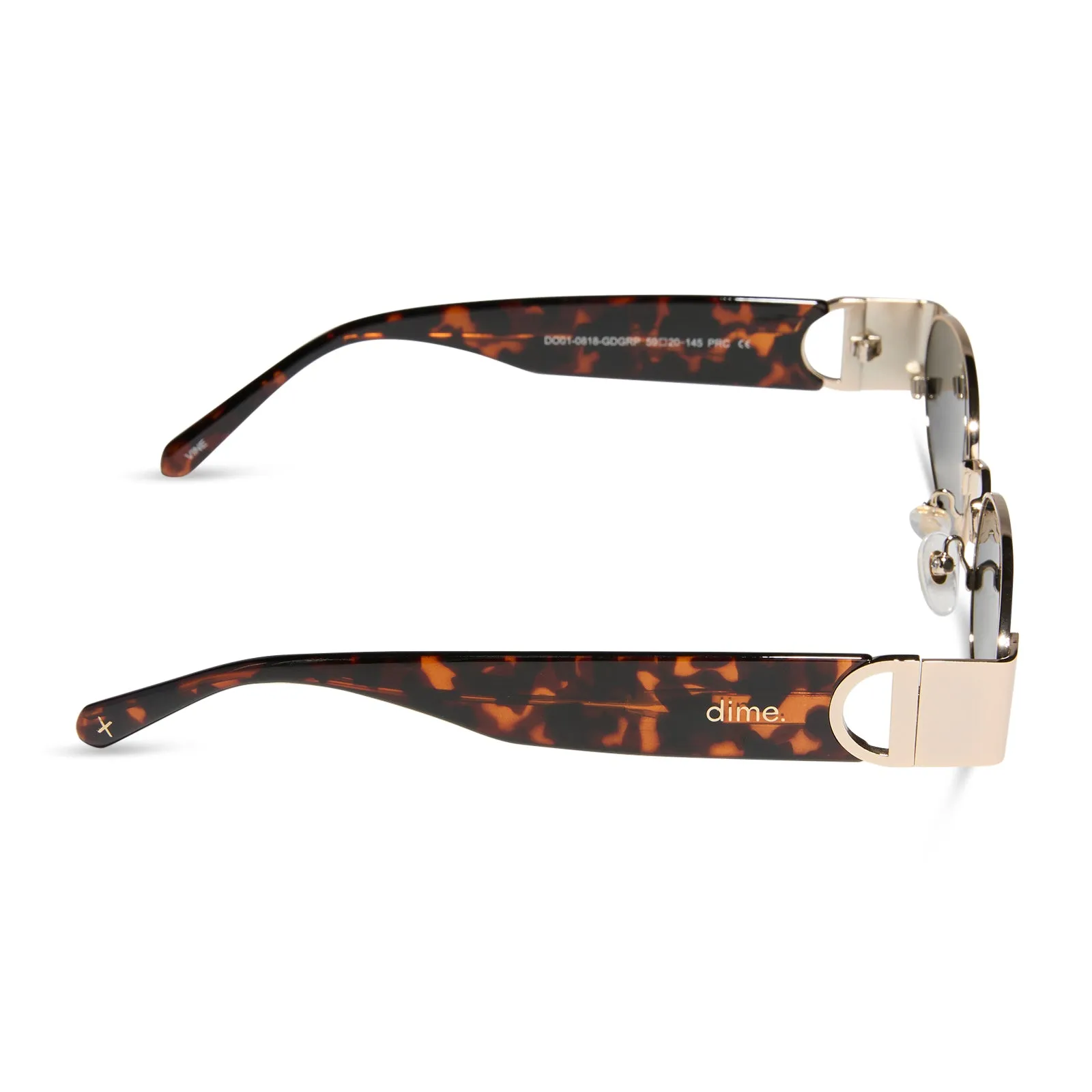 vine - gold + tortoise + grey polarized sunglasses sold by Dime Optics product image thumbnail 3