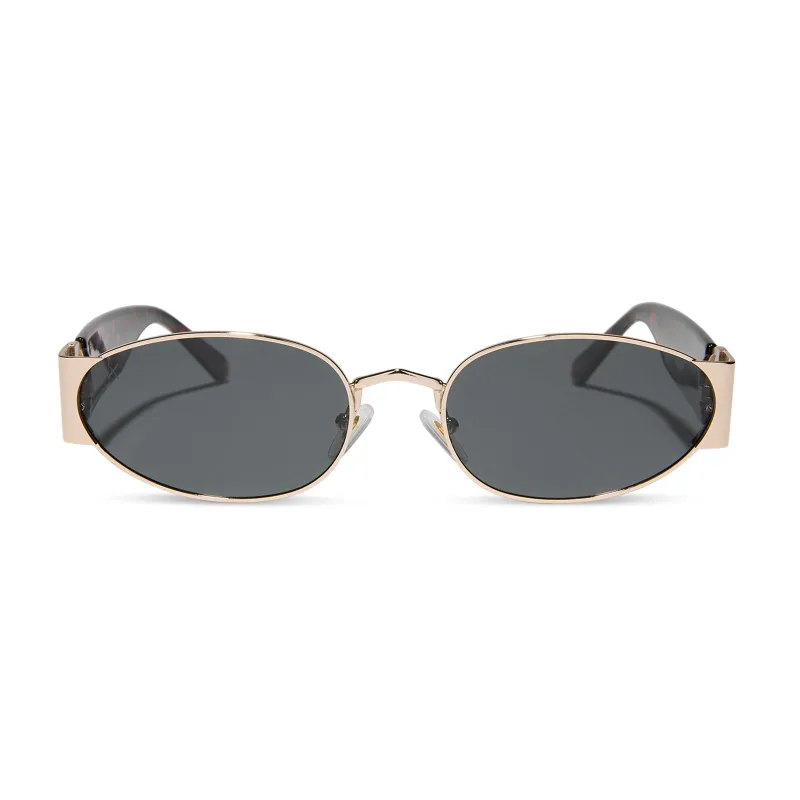 vine - gold + tortoise + grey polarized sunglasses sold by Dime Optics