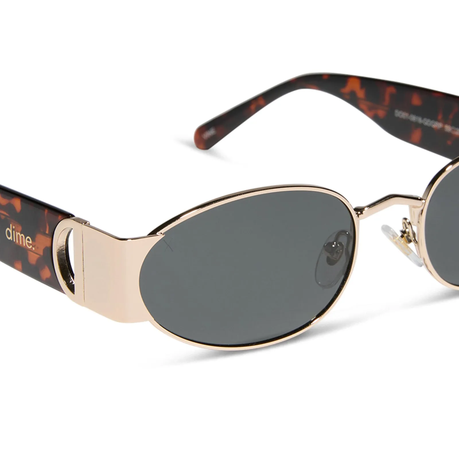 vine - gold + tortoise + grey polarized sunglasses sold by Dime Optics product image thumbnail 4
