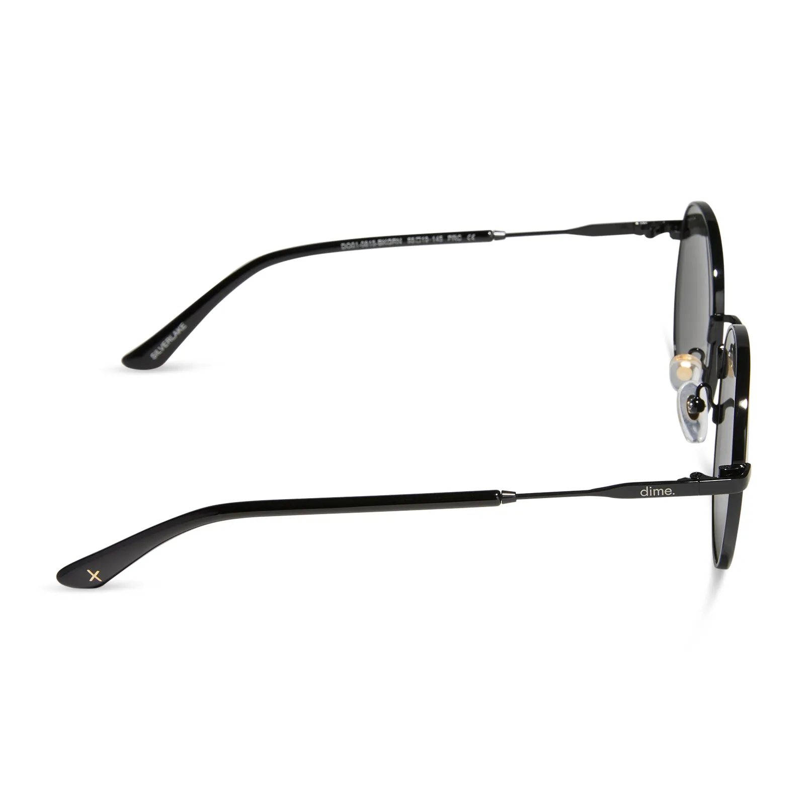 silverlake - black + grey sunglasses sold by Dime Optics product image thumbnail 3