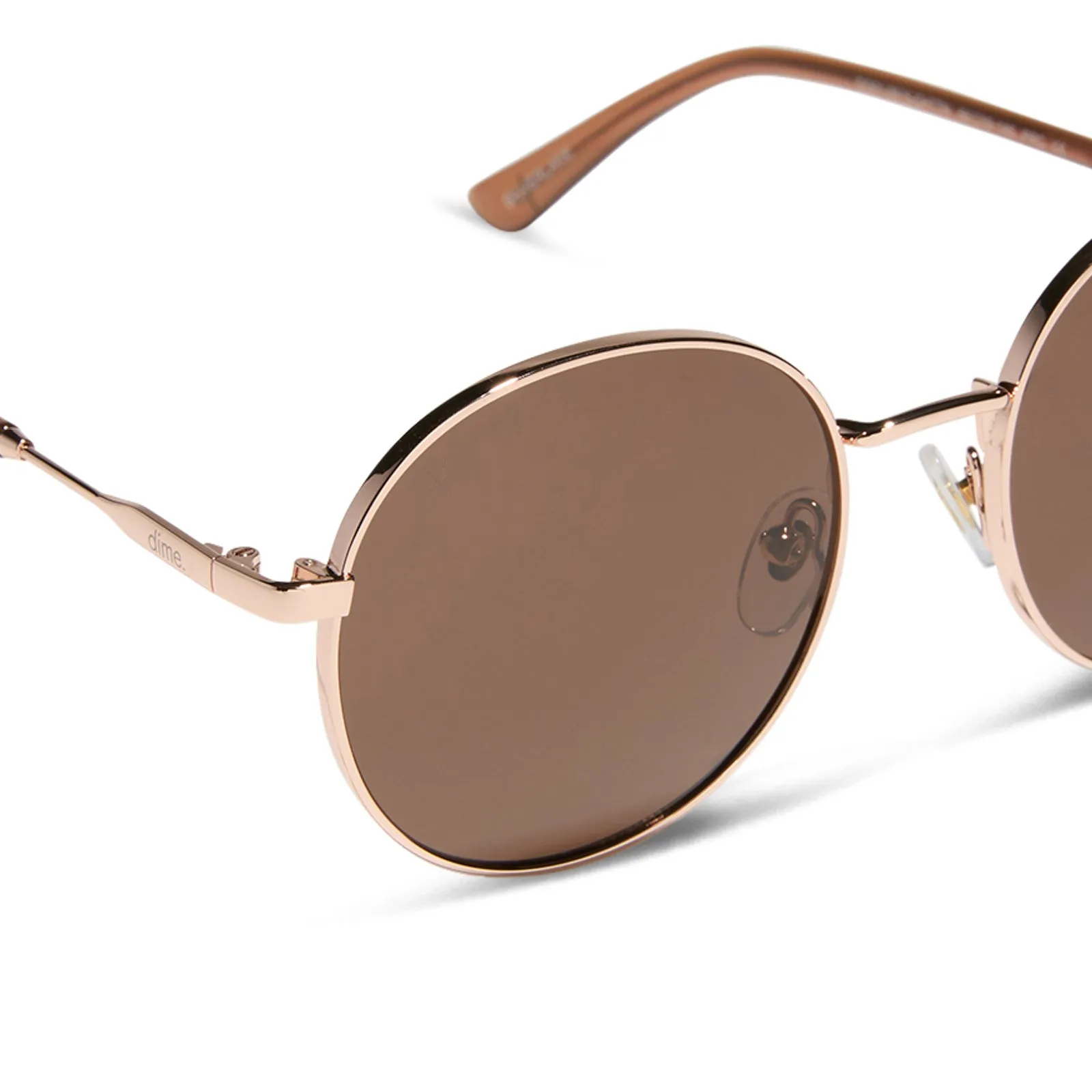 silverlake - champagne + brown tint sunglasses sold by Dime Optics product image thumbnail 4