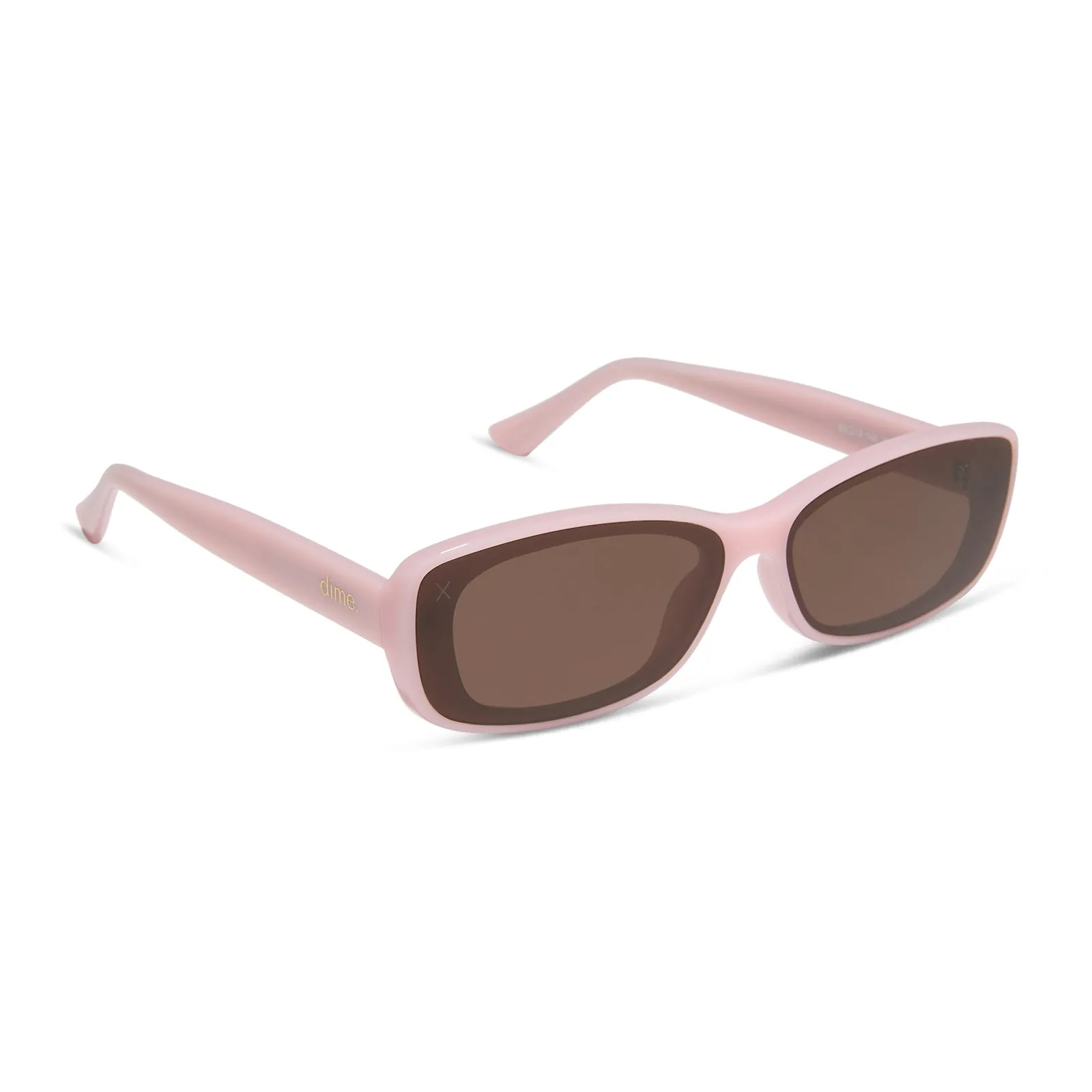 agoura - candy heart pink + brown sunglasses sold by Dime Optics product image thumbnail 2